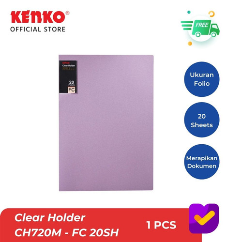 KENKO CLEAR HOLDER / MAP FILE CH720M - FC 20SH Metallic Color