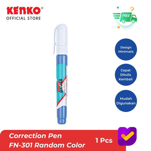 KENKO CORRECTION PEN / Tipex Cair / Cairan Koreksi FN-301 Random Color