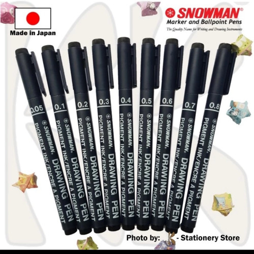 drawing pen snowman FT 700 1pcs / original produk