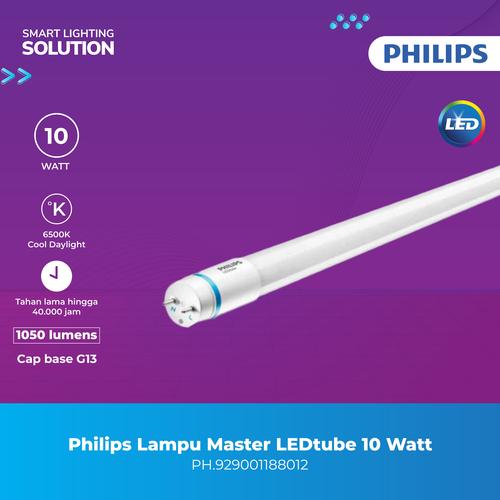 [EZM.1070186] Lampu Neon Philips Master LEDtube 10 Watt Cool Daylight Putih 600 mm 10W 865 TL