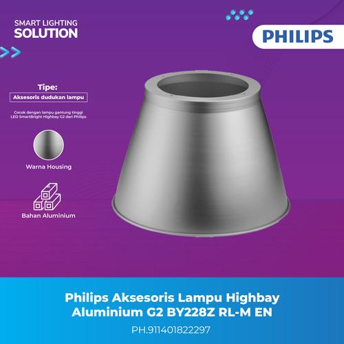 [EZM.1070060] Philips Aksesoris Lampu HIghbay Aluminium BY228Z RL-M EN