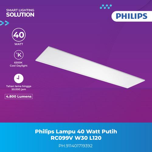 [EZM.1070064] Philips Lampu LED Plafon Akustik 40W Cahaya Putih RC099V LED38S/865