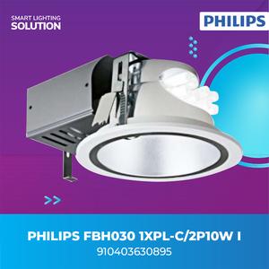 [EZM.1070067] Philips Kap Lampu Downlight 10W FBH030 1xPLC / 2P