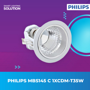 [EZM.1070080] Philips Rumah Lampu Plafon Downlight MBS145 C 1XCDM-T35W