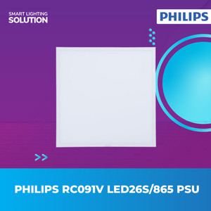 [EZM.1070200] Philips Lampu Panel Slim SmartBright - RC091V LED W60X60 28W - Putih