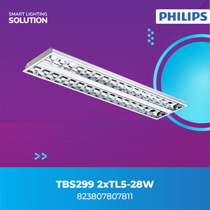 [EZM.1070086] Philips Rumah Lampu Kap RM TBS299 2xTL5-28W