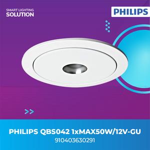[EZM.1070100] Lampu Philips Lampu Plafon Downlight Halogen 50W Cahaya Putih QBS042