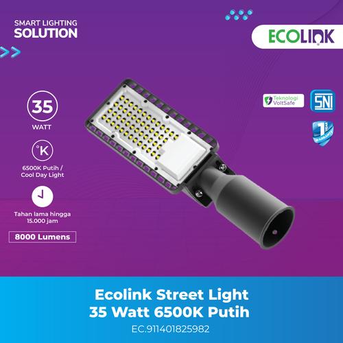 [EZM.1070111] Ecolink Lampu Jalan PJU LED - Cahaya Putih 35W 6500K