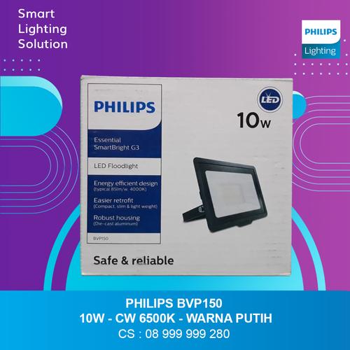 [EZM.1070126] Philips Lampu Sorot Tembak LED BVP150 - Cahaya Putih 10w CW IP65 850lm