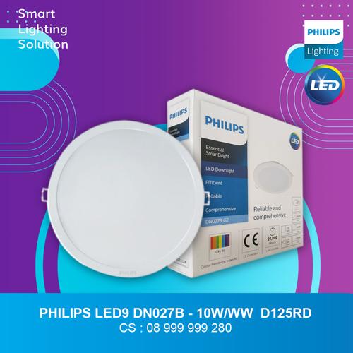 [EZM.1070282] Philips LED Downlight DN027B G2 10W 900lm 3000K Warm White-Kuning