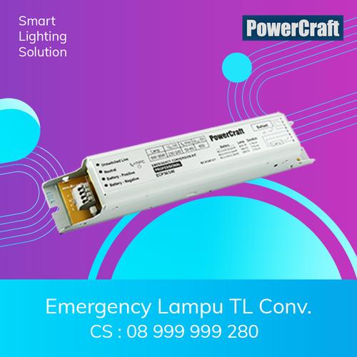 [EZM.1070148] POWERCRAFT,Emergency lampu TL Conventional