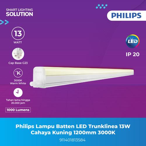 [EZM.1070151] Philips Lampu Batten LED Trunklinea 13W Cahaya Kuning 1200mm 3000K