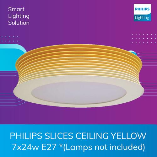 [EZM.1070165] Philips Lampu Gantung Slices Ceiling YELLOW 7x24w E27