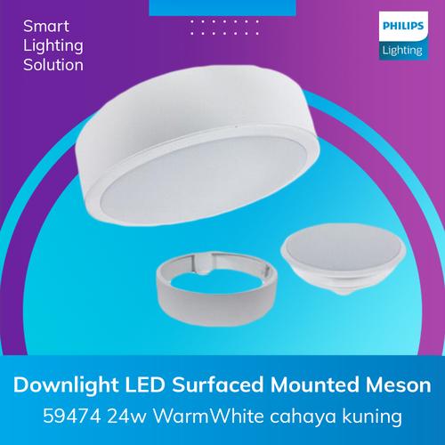[EZM.1070172] Philips Downlight LED Meson 59474 24W 3000K Warm White-Cahaya Kuning