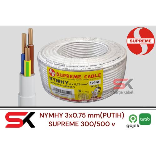 [EZM.1080048] NYMHY 3x0.75 mm SUPREME/ 3 x 0.75 mm - kabel serabut tembaga supreme