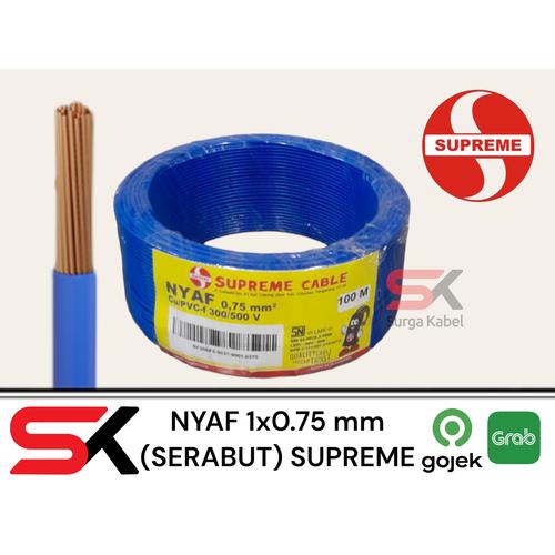 [EZM.1080159] NYAF 1x0.75mm SUPREME/ NYAF 0.75mm/ Kabel serabut 1 x 0.75/ FLEXIBLE