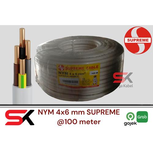 [EZM.1080160] NYM 4x6mm SUPREME/ KABEL KAWAT 4 x 6mm/ KABEL INDOOR 4 x 6/ Kabel 4x6