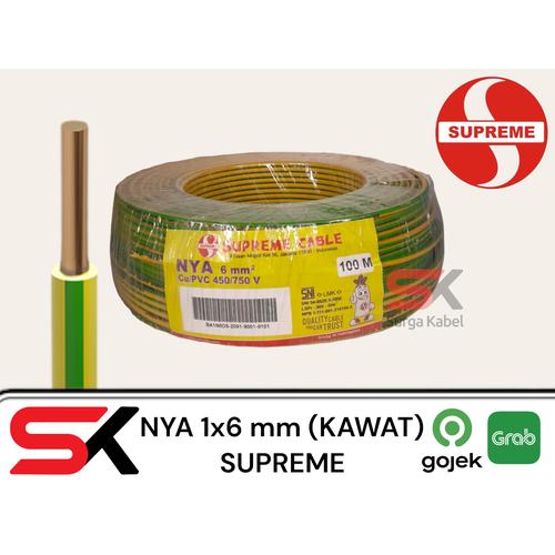 [EZM.1080199] NYA 1x6mm/ KABEL GROUNDING 1 x 6mm/ NYA 6mm/ TUNGGAL 6mm SUPREME