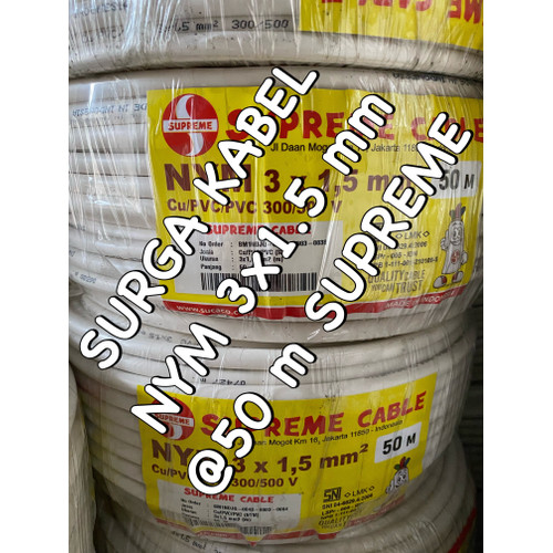 [EZM.1080206] NYM 3x1.5mm @50m SUPREME/ NYM 3 x 1.5/ NYM 3x1,5/ NYM 3 x 1,5mm SUPREM
