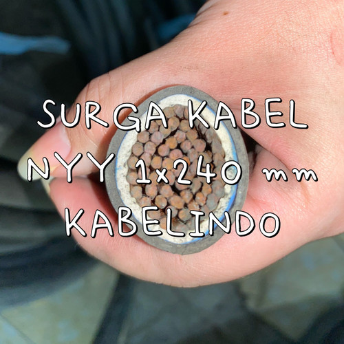 [EZM.1080210] NYY 1x240mm KABELINDO/ KABEL NYY TUNGGAL 240mm/ KABEL NYY 1 x 240 mm