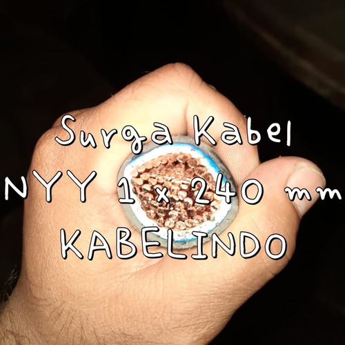 [EZM.1080244] KABEL NYY 1 x 240 mm KABELINDO/ KABEL LISTRIK NYY 1 x 240 mm KABELINDO