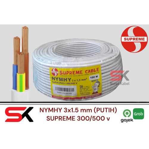 [EZM.1080255] KABEL LISTRIK NYMHY 3x1.5 mm SUPREME / KABEL SERABUT NYMHY 3x1.5 mm