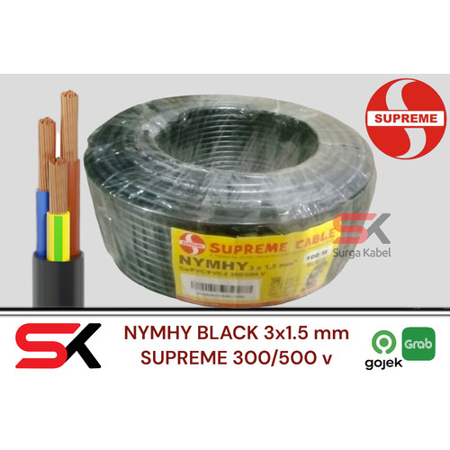 [EZM.1080307] Kabel Supreme NYYHY 3x1.5 mm Supreme
