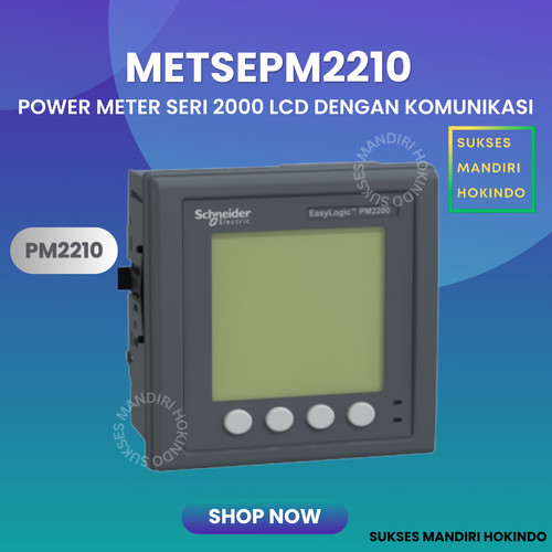 [EZM.1110304] Power Meter Digital LCD PM2210 METSEPM2210 Schneider Original SNI