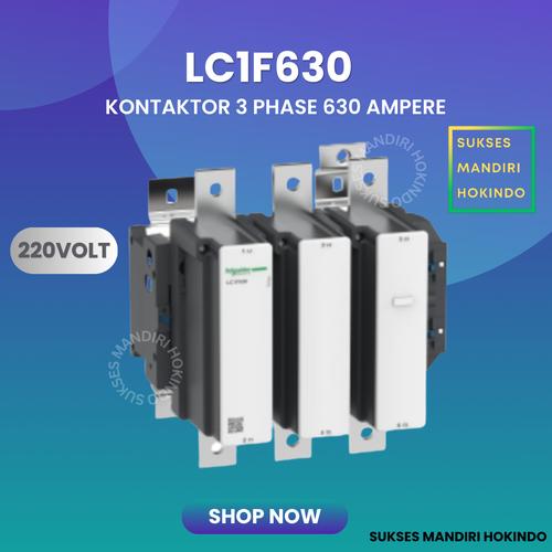 [EZM.1110310] Kontaktor 3 Phase 630 Ampere Contactor 3P 630A LC1F630 Schneider ORI