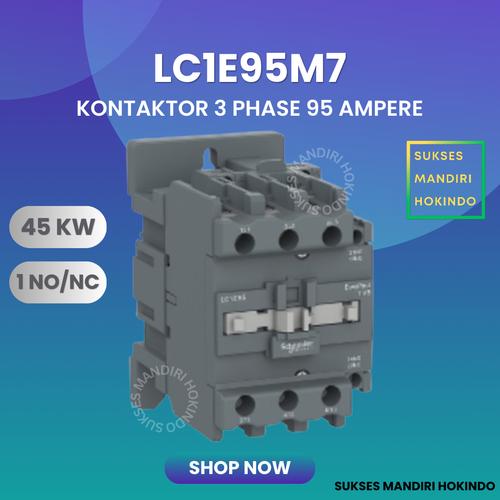 [EZM.1110352] Schneider Contactor TVS 3 Phase 95 Ampere 45kW 1NO/NC LC1E95M7 ORI SNI