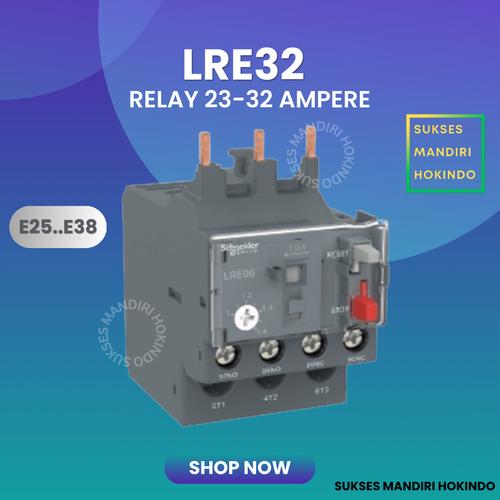[EZM.1110381] Thermal Overload Relay LRE 32 Schneider LRE32 23 - 32 A Original SNI