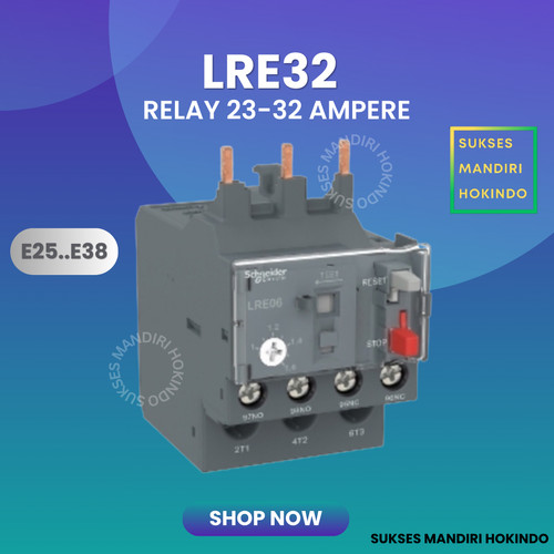 [EZM.1110381] Thermal Overload Relay LRE 32 Schneider LRE32 23 - 32 A Original SNI