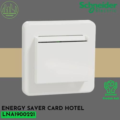 [EZM.1110431] StopKontak Energy Saver Card Hotel Leona Schneider LNA1900221 ORI SNI