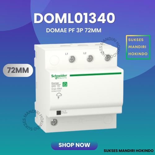 [EZM.1110497] Domae Surge Arrester PF 3P 40kA 72mm Schneider Original SNI DOML01340