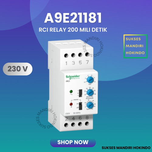 [EZM.1110507] RCI IRCI Relay Control Arus A9E21181 Schneider Original SNI