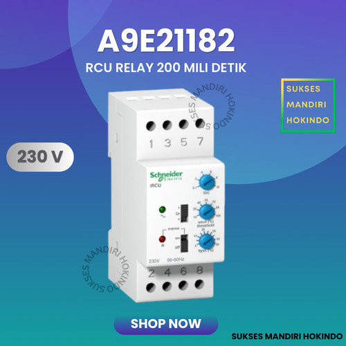 [EZM.1110508] RCU IRCU Voltage Relay Control Tegangan Genset Schneider A9E21182 ORI