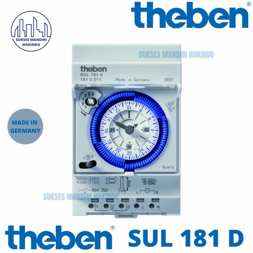 [EZM.1110571] Timer Analog Automatic SUL 181 D Theben Made In Germany Original SNI