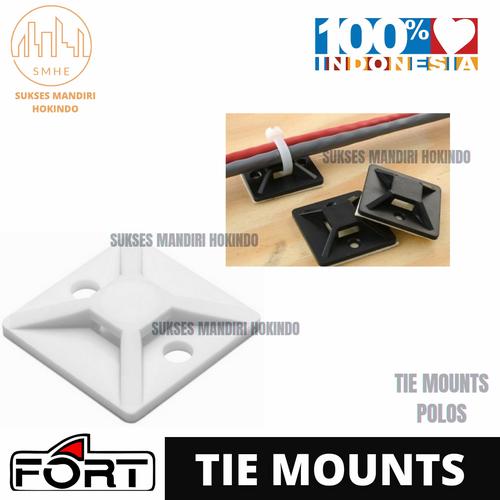 [EZM.1110627] Tie Mounts Dudukan Kabel Ties 100 Pcs per Pack Fortindo Original SNI