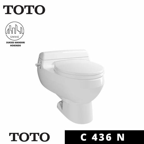 [EZM.1110671] Closet Duduk TOTO C436N Toilet Duduk Original Tutup Soft Closeing