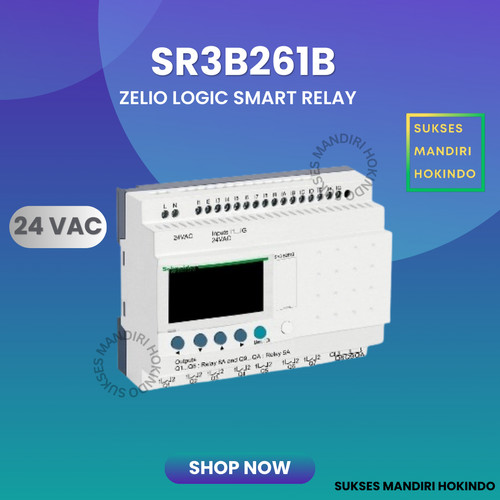 [EZM.1110679] Schneider SR3B261B 24 V AC Zelio Logic Original SNI