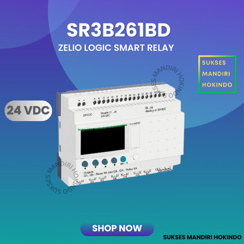 [EZM.1110682] Schneider SR3B261BD 24 V DC Zelio Logic Original SNI
