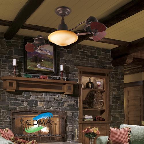 [EZM.1110696] Kipas Angin Plafon Classic Dekorasi 52 inch Ceiling fan dengan remote
