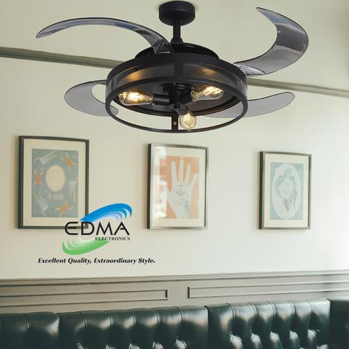 [EZM.1110698] Kipas Baling Classic Plafon Remote 48 inch Edma Ceiling fan dekorasi
