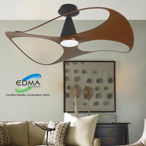 [EZM.1110703] Ceiling Fan 48 inch dengan Lampu Kipas Angin Baling Edma With Remote
