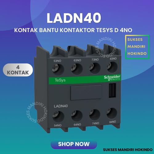 [EZM.1110719] Kontan Bantu 4NO LADN40 Schneider TeSys D Original SNI 4 Contact