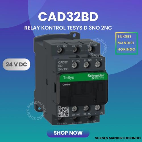[EZM.1110801] CAD32BD Kontaktor Schneider Relay Control Auxiliary 5 NO 220 VAC ORI