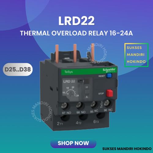 [EZM.1110830] LRD22 LRD 22 Thermal Overload Relay Schneider TeSys Original SNI