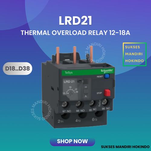 [EZM.1110831] LRD21 LRD 21 Thermal Overload Relay Schneider TeSys Original SNI