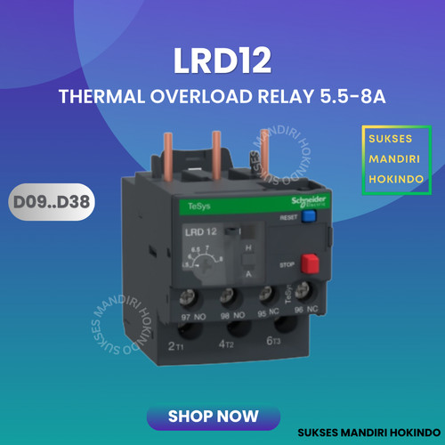 [EZM.1110834] LRD12 LRD 12 Thermal Overload Relay Schneider TeSys Original SNI
