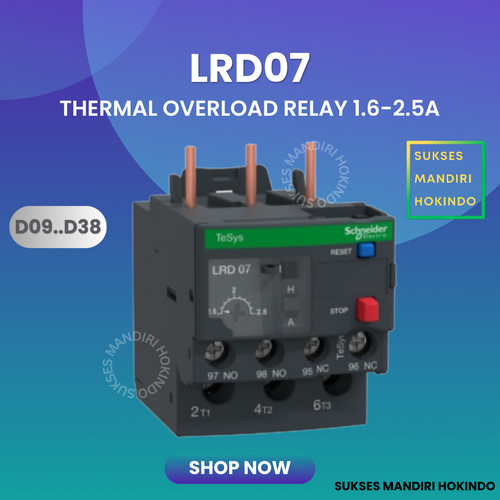 [EZM.1110837] LRD07 LRD 07 Thermal Overload Relay Schneider TeSys Original SNI